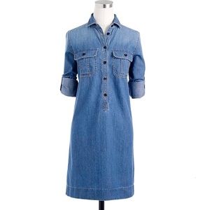 NWOT J Crew Jean Chambray Dress Size XS